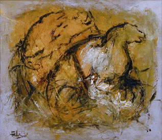 Calligraphie chevaux # 5