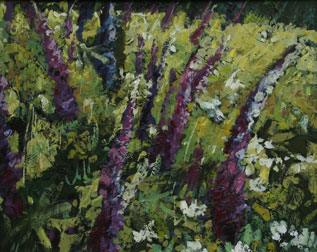 Les Lupins dans les verges d'or