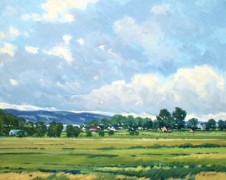 Saint-Vallier (fin d'été), DE LORIMIER, Claude