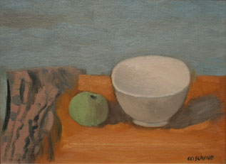 Nature morte au bol blanc