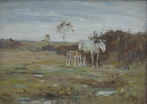 Mare with foal, WALKER, Horatio