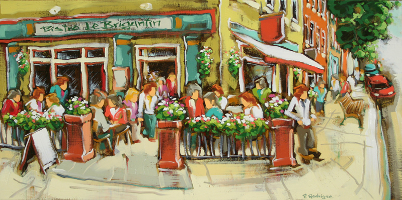 Sur la terrasse du Brigantin