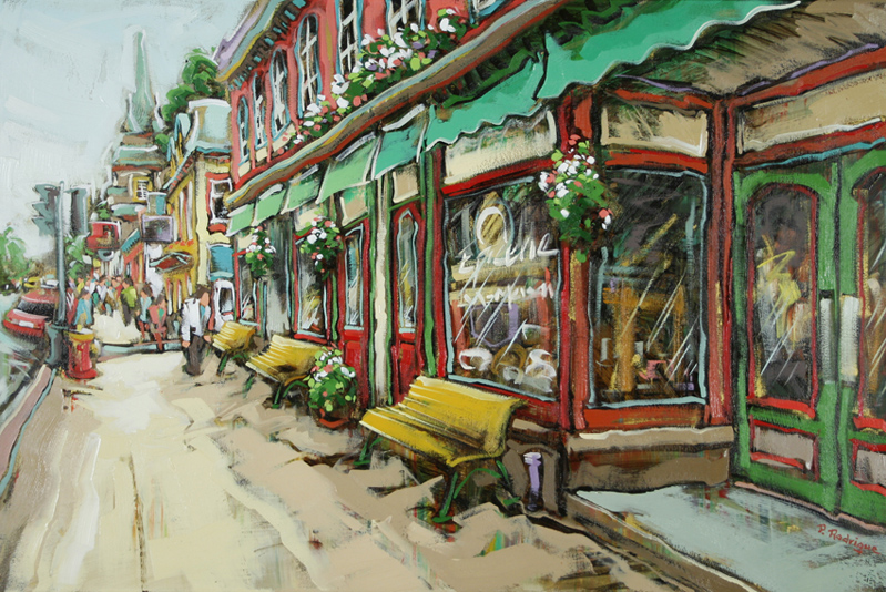 En descendant sur la rue Saint-Jean