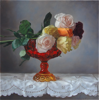 Le vase rouge
